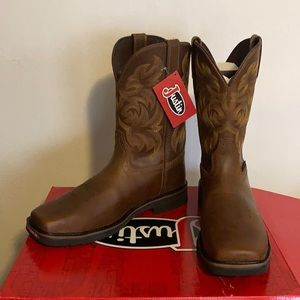 Justin Comp Toe Western Boots